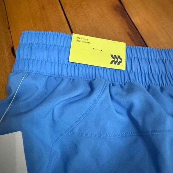 All In Motion Mid Rise Running Shorts Vibrant Blue 3" NWT Size XL - Picture 11 of 11